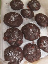 Salted Caramel Dark Chocolate Cookies